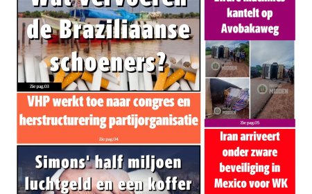 Dagblad Suriname, maandag 8 juni 2026