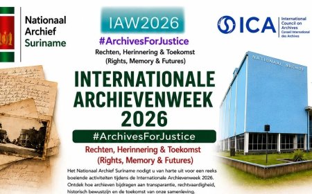 Archiefweek 2026 in Suriname: Geschiedenis komt tot leven voor jong en oud