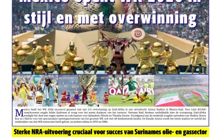 Dagblad Suriname, vrijdag 12 juni 2026