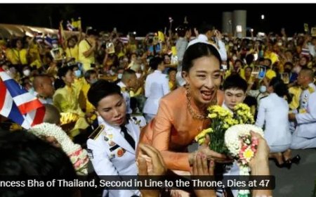 Thaise prinses overleden na coma