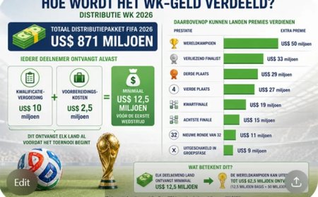 Derde helft WK 2026: Hoe de miljarden van het WK worden verdeeld