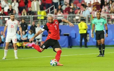 Derde helft 2026: Arnautovic scoort penalty en bezorgt Oostenrijk 3-1 zege op debutant Jordan