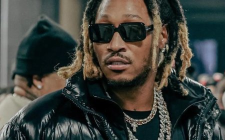 Future verschijnt in Louis Vuitton varsity jacket en zet streetwear trend voort