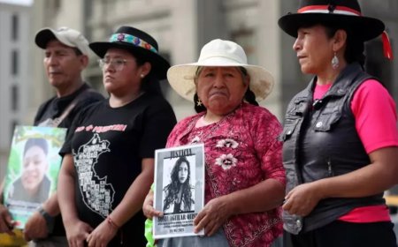 Familieleden slachtoffers anti-regeringsprotesten in Peru verwerpen Fujimori als volgende pre