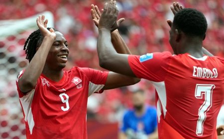 Zwitserland verslaat Canada en pakt groepswinst in groep B