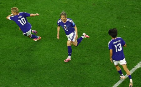 Japan en Zweden bereiken volgende ronde op het WK na 1-1 in Groep F