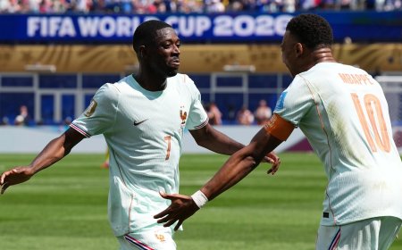 Dembélé bezorgt Frankrijk groepswinst na ruime zege op Noorwegen