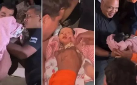 In Venezuela twee dagen na bevingen baby vanonder puin gered