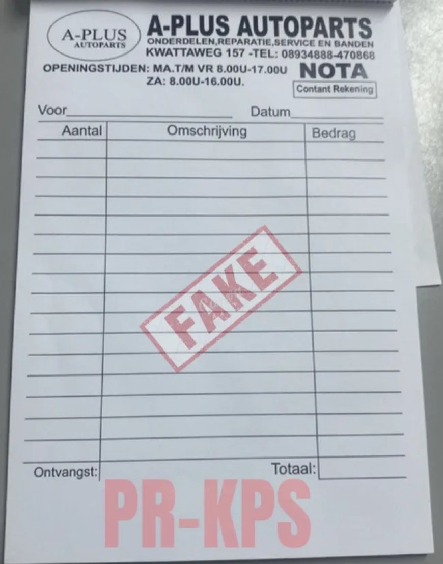 Monteur ‘Tesh’ gebruikte vervalste aankoopbonnen auto-onderdelenbedrijf 