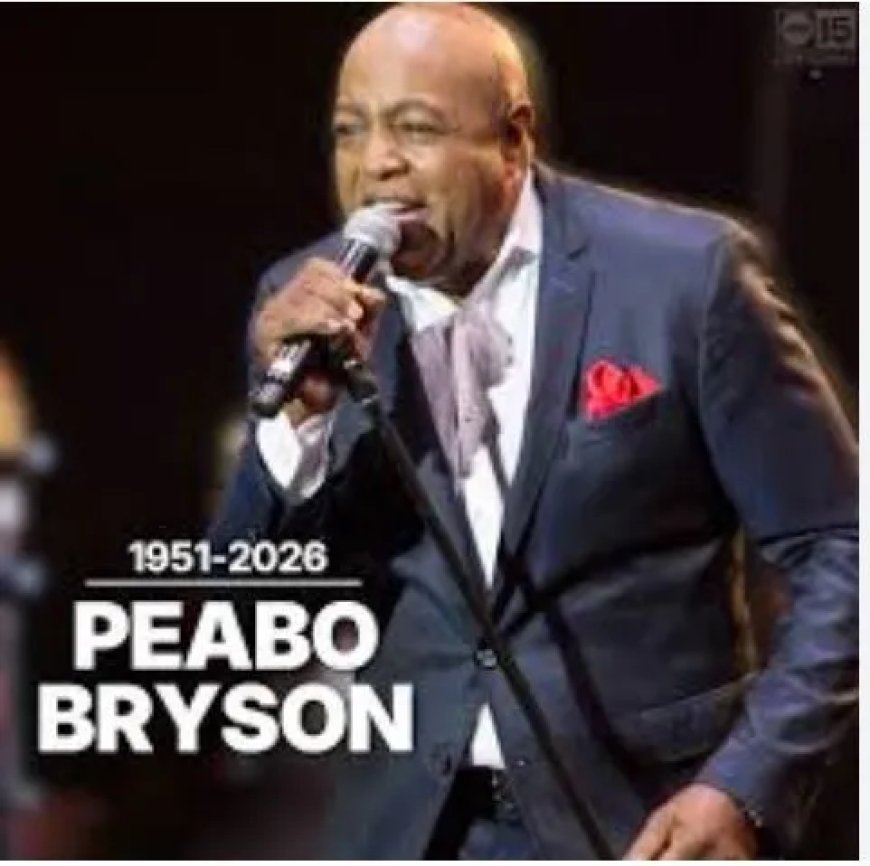 Peabo bryson, de koning van de ballads, overleden op 75-jarige leeftijd