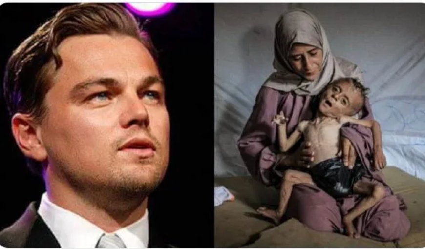 Dicaprio reageert fel op beelden uit gaza