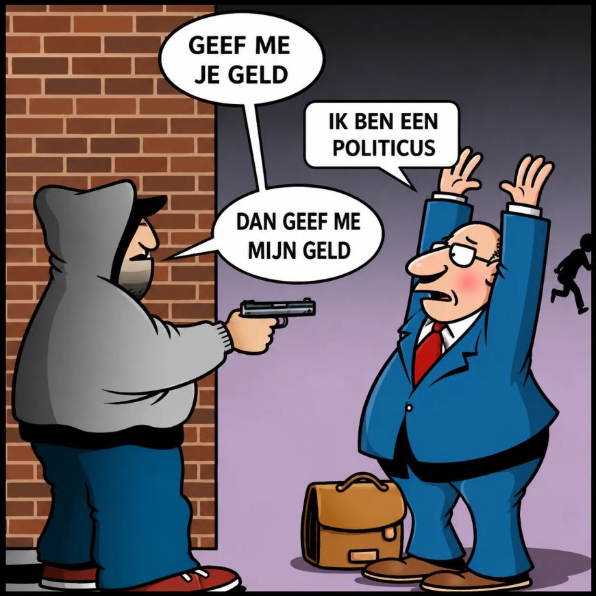 Politicus beroofd? of terugbetaling?