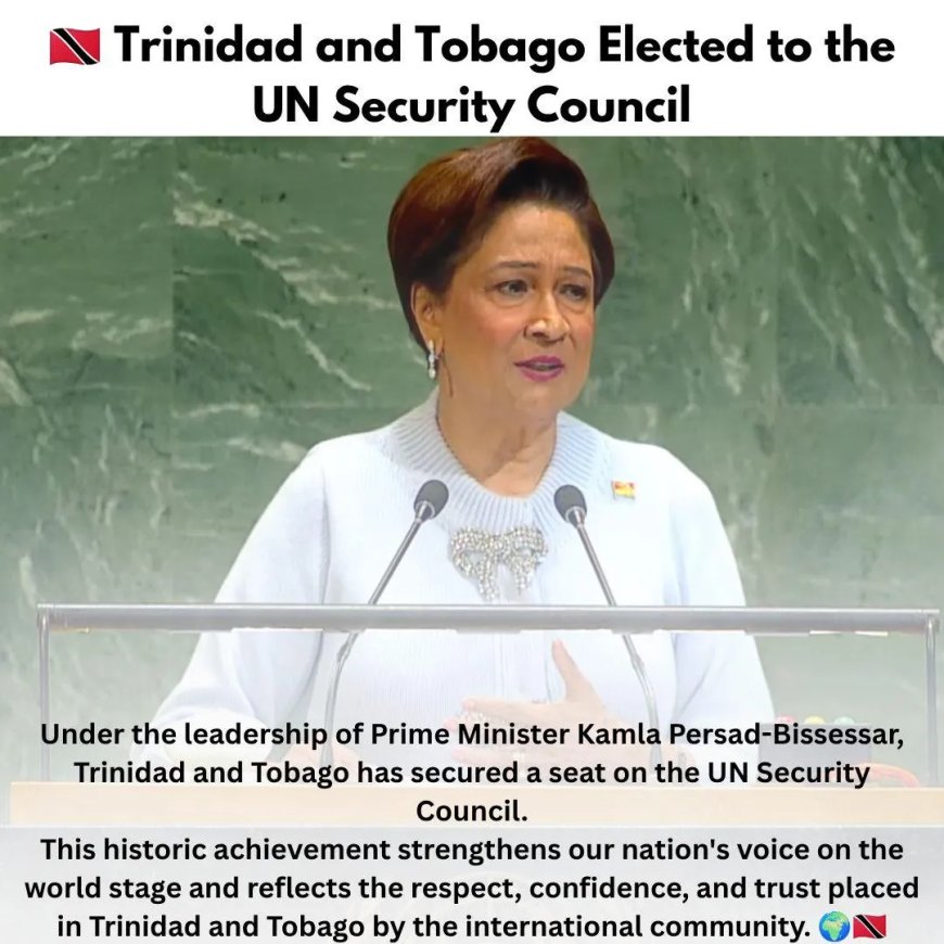 Trinidad en Tobago verovert zetel in VN-Veiligheidsraad