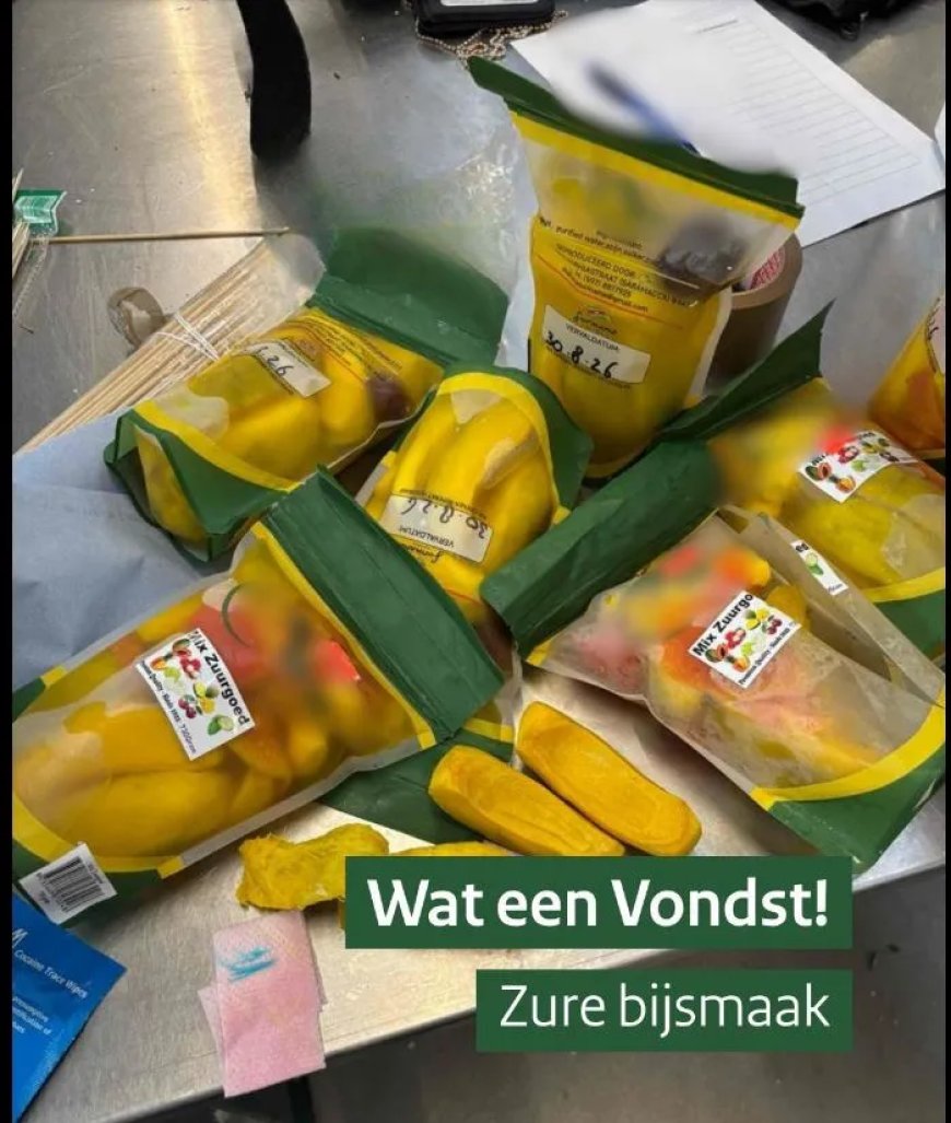 Drugs verstopt in zuurgoed onderschept