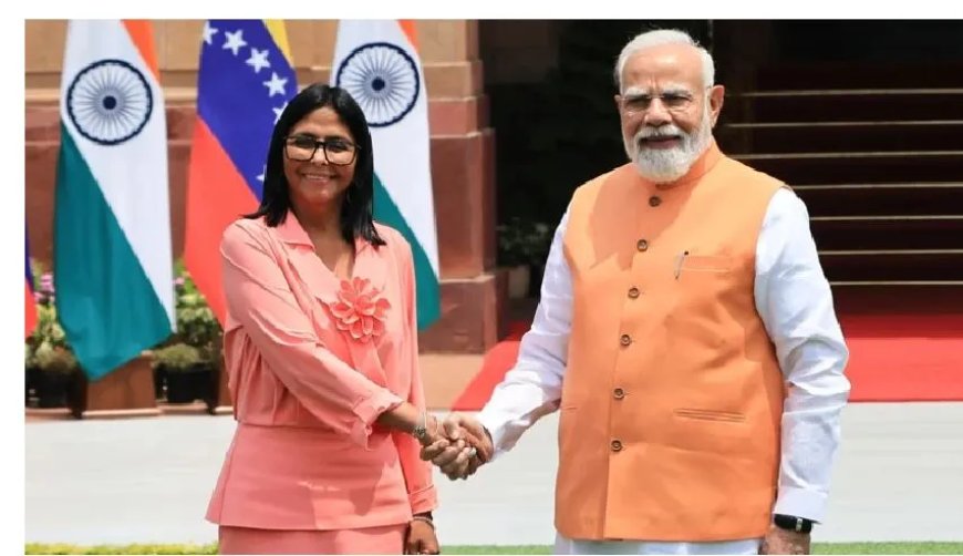 Rodríguez en Modi versterken banden tussen Venezuela en India
