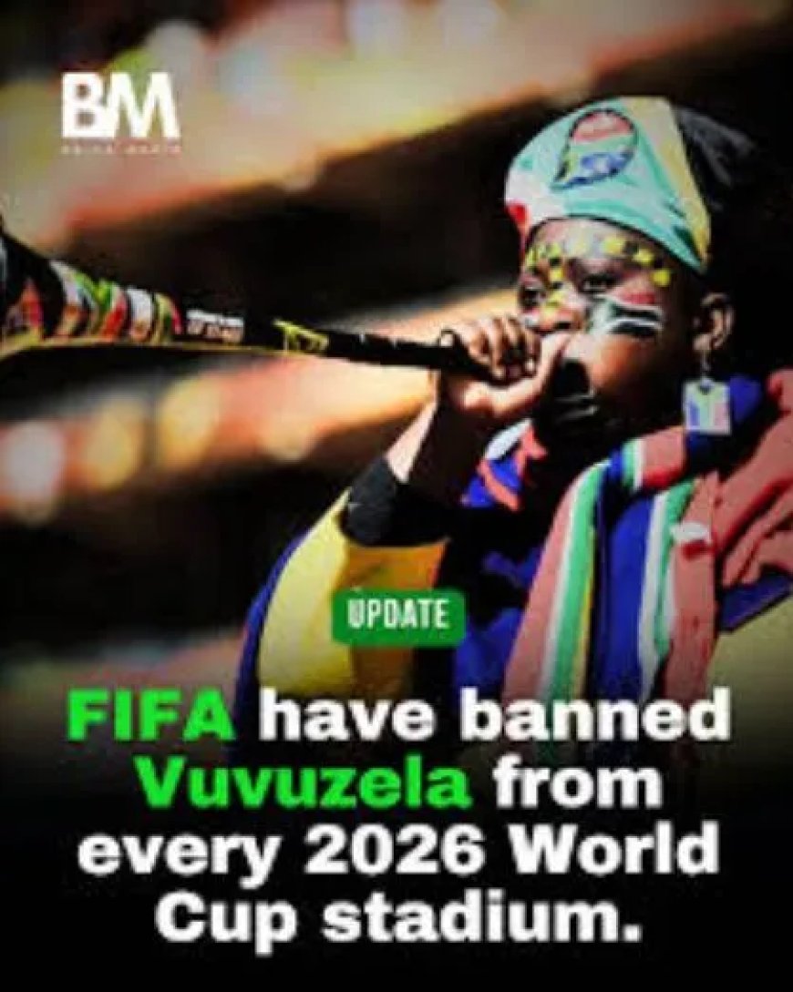 FIFA verbiedt vuvuzela’s tijdens WK 2026