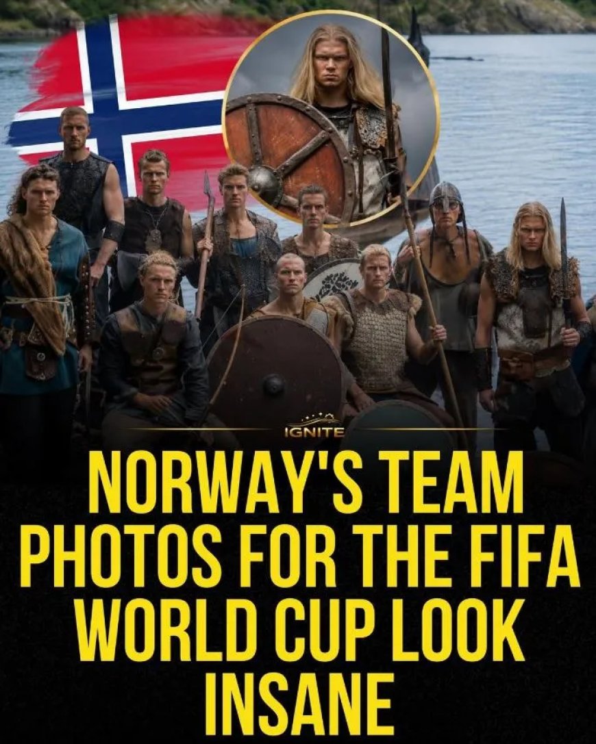 Noorwegen trekt aandacht met Vikingfoto voor WK