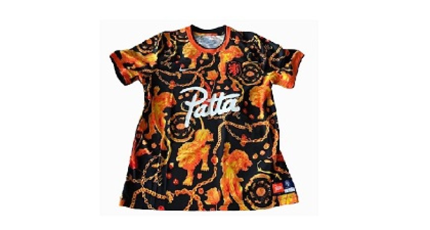 Warming-upshirt Oranje voor WK 2026 ontworpen door Patta
