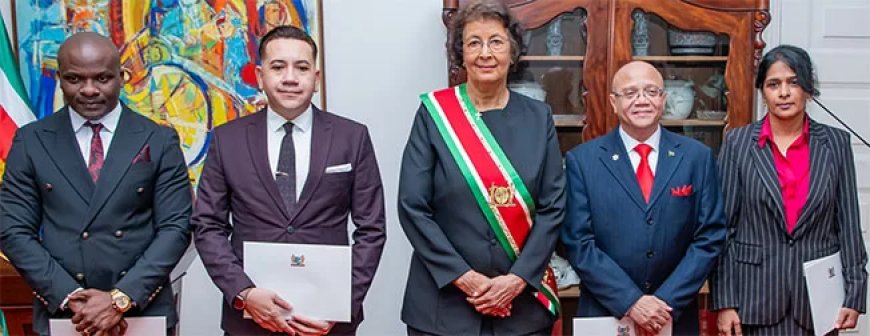 President geeft ambassadeurs duidelijke opdracht: Surinaams belang voorop