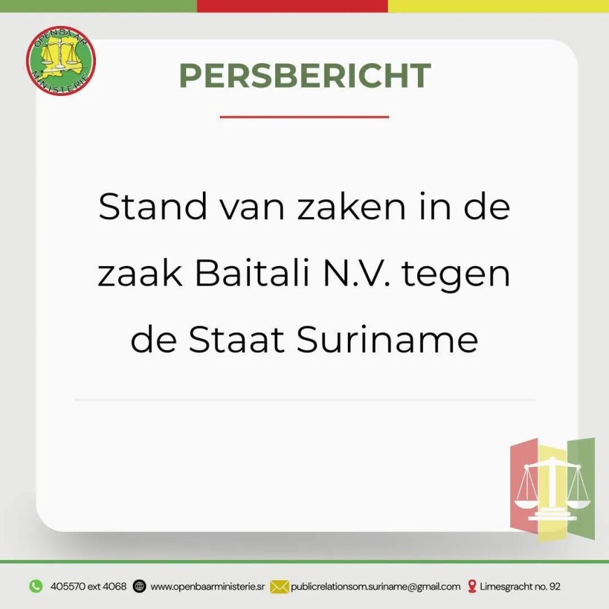 Rechter tikt Staat op de vingers in Baitali-zaak