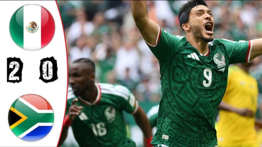 Mexico – Zuid Afrika 2-0 bij WK opening