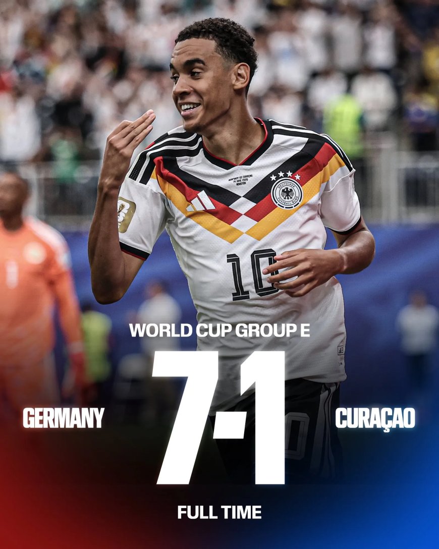 Duitsland walst over Curaçao heen: 7-1