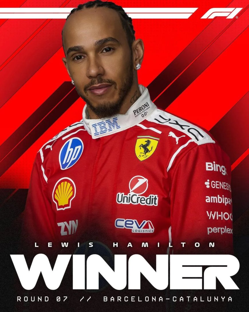 Hamilton triomfeert in Barcelona