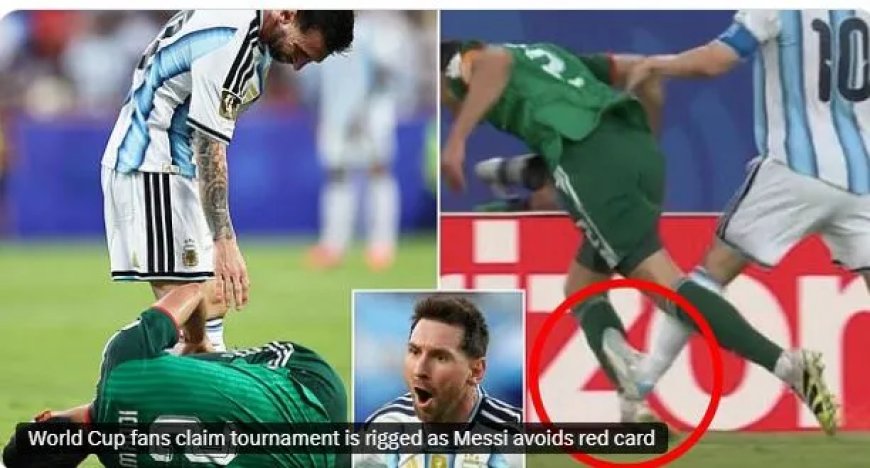 Ophef rond Messi na omstreden duel