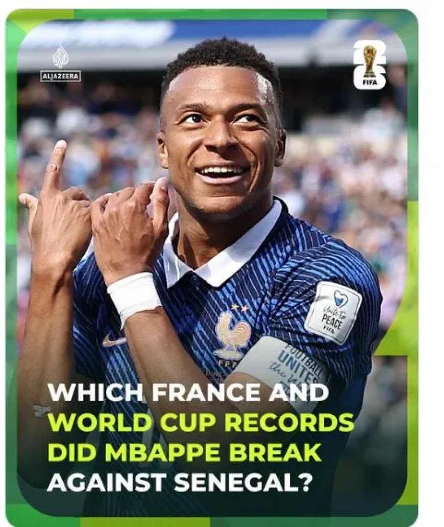 Mbappé breekt Frans WK-record