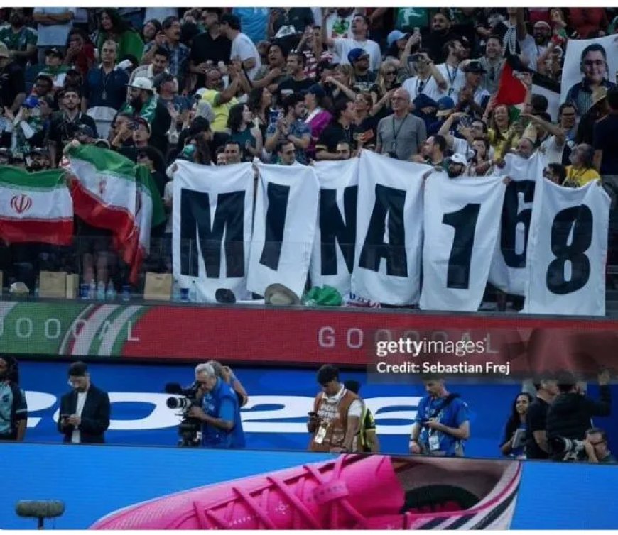 Iraanse fans herdenken slachtoffers van Minab