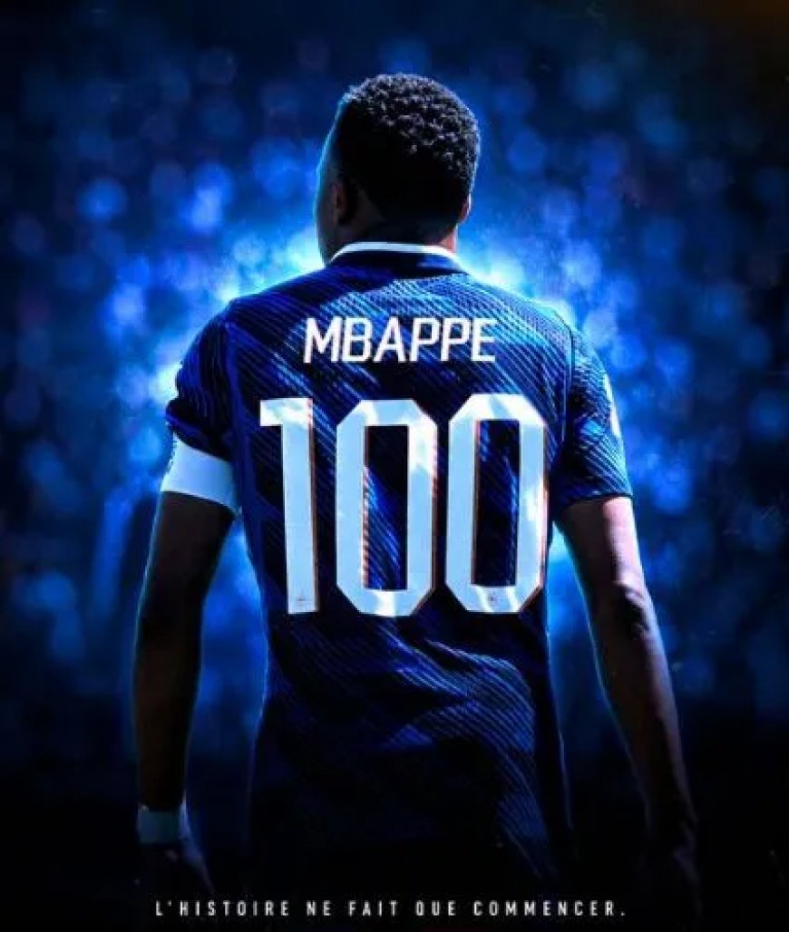 Mbappé bereikt mijlpaal van 100 interlands