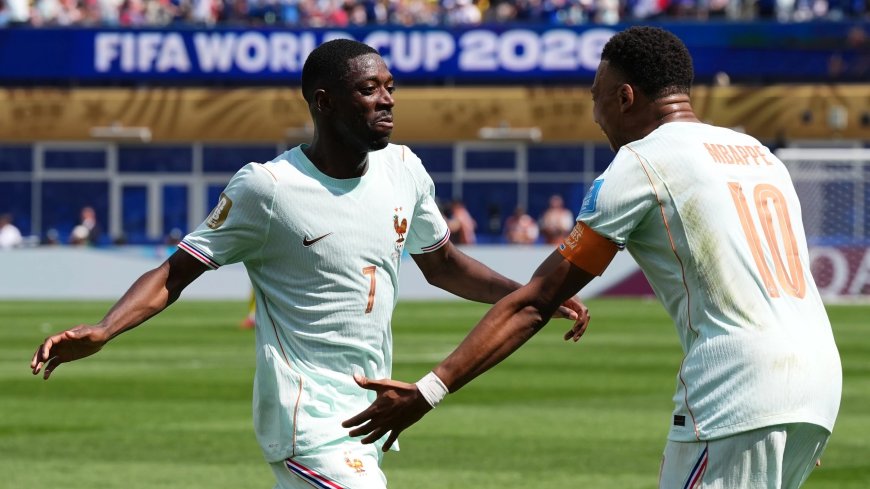 Dembélé bezorgt Frankrijk groepswinst na ruime zege op Noorwegen
