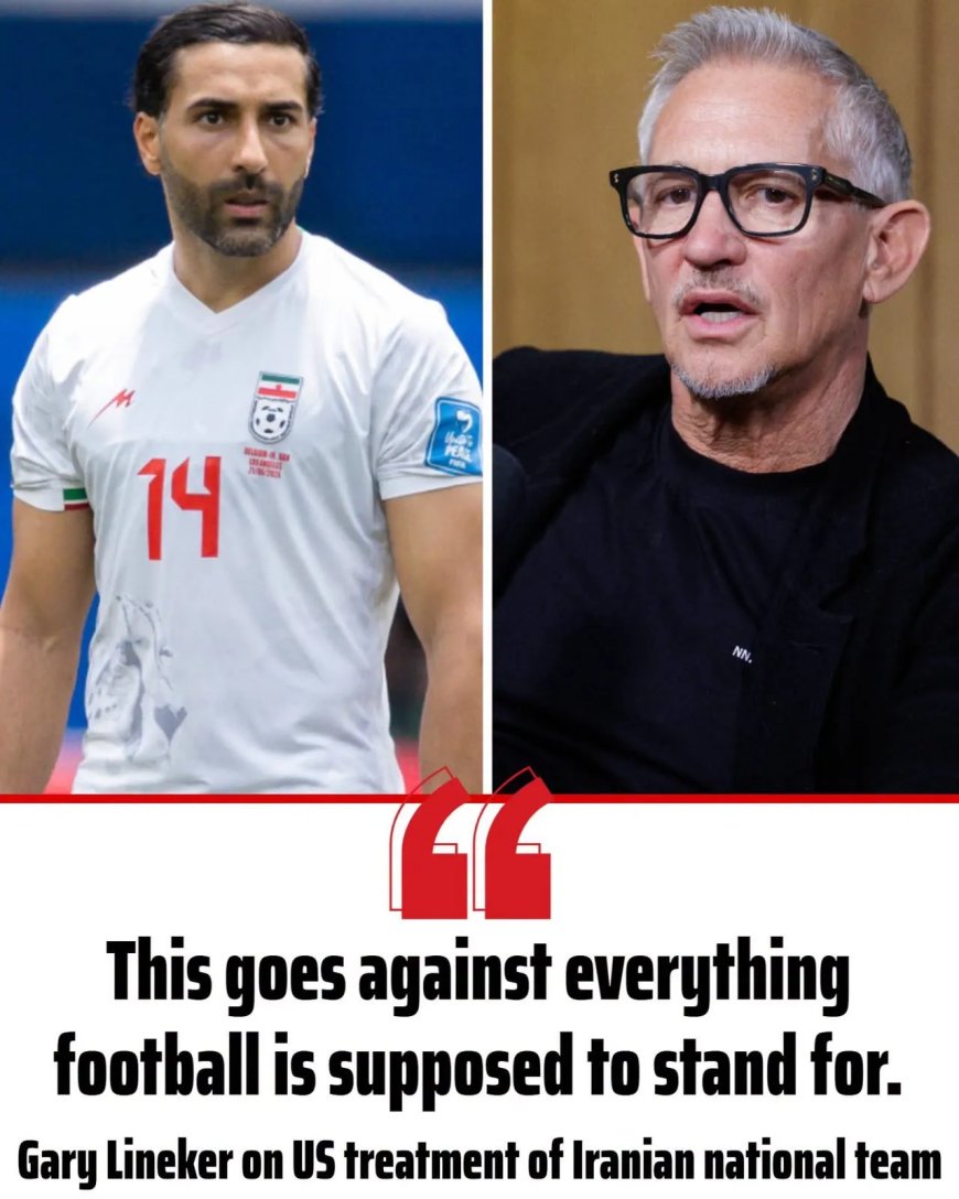 Lineker haalt uit naar behandeling Iran