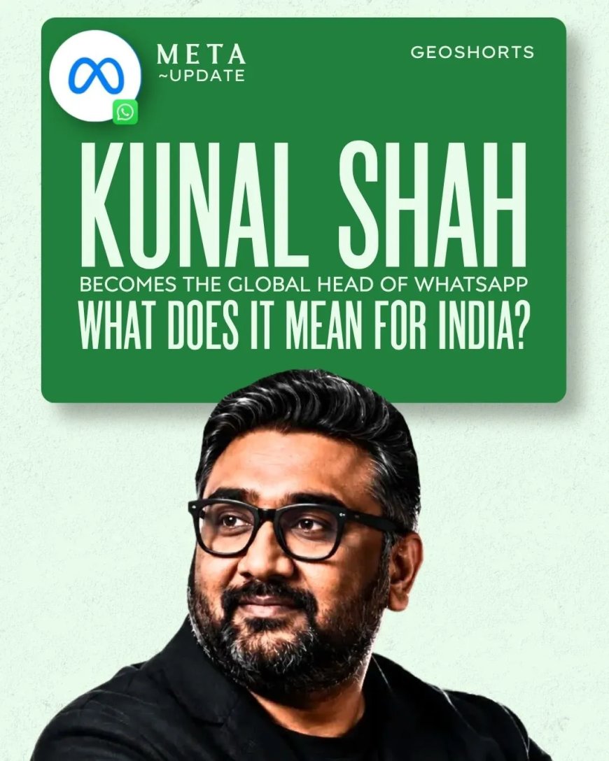 47-jarige Indiase ondernemer Kunal Shah nieuwe ceo WhatsApp 
