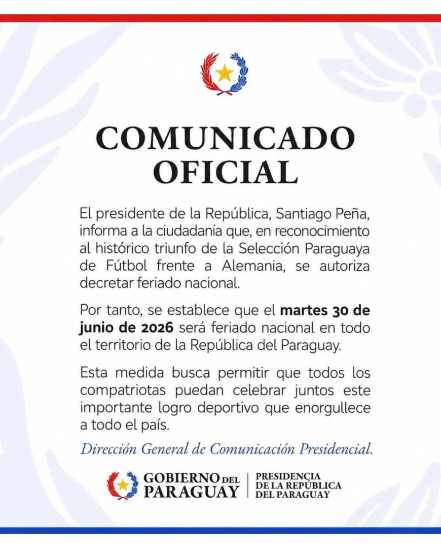 Paraguay viert historische stunt met nationale feestdag