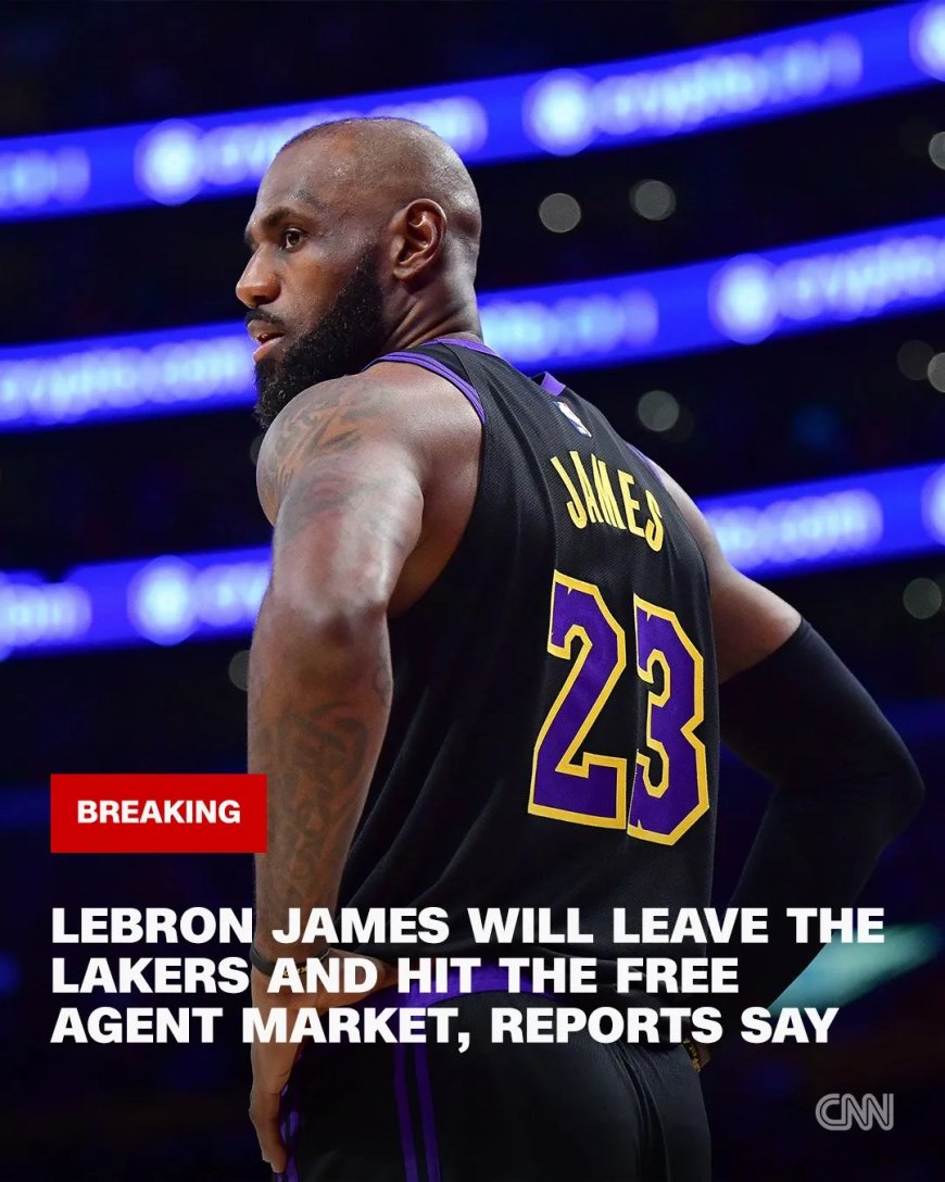 LeBron James vertrekt na acht jaar bij Lakers
