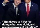 Trump bedankt FIFA na Balogun besluit