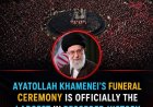 Miljoenen nemen afscheid van Khamenei
