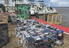 Grote drugsvangst op Surinamerivier: 1.600 kilo onderschept