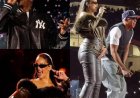 Rihanna keert terug op podium tijdens optreden met Jay Z in Yankee Stadium