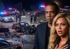 Auto crasht tegen poort van woning Jay Z en Beyoncé