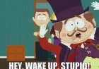 Wake up, stommelingen! Het geld is op en het feest gaat door!