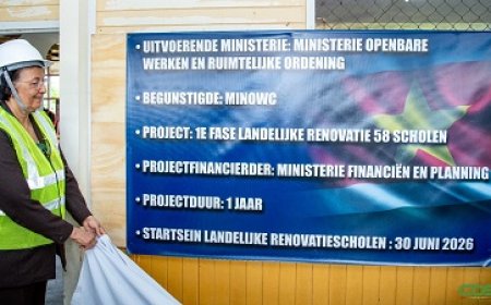 Regering trekt SRD 560 miljoen uit voor renovatie van scholen