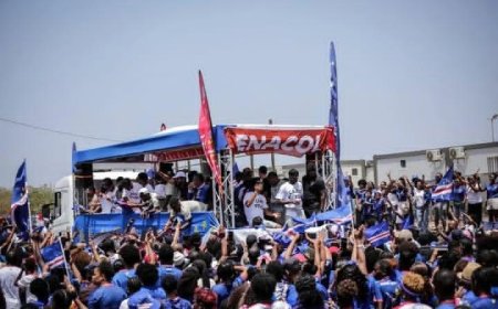 Kaapverdië weer thuis en als helden onthaald na historische WK-deelname