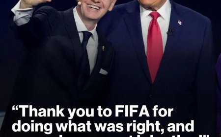 Trump bedankt FIFA na Balogun besluit
