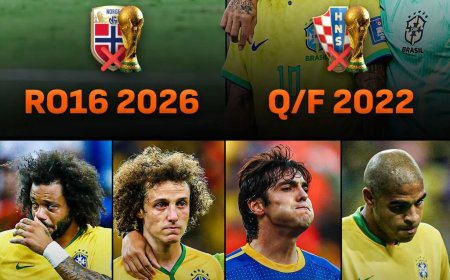 Brazilië beleeft vroegste WK uitschakeling sinds 2002