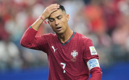 Ronaldo ziet laatste WK eindigen na late Spaanse treffer van Merino