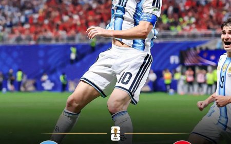 Messi weigert op te geven en loodst Argentinië naar kwartfinale