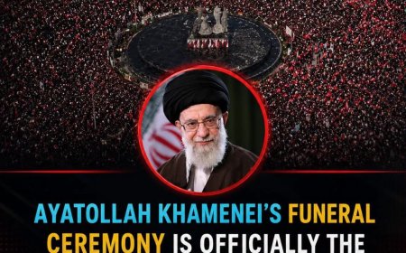 Miljoenen nemen afscheid van Khamenei