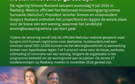 Regering start bouw eerste 300 betaalbare woningen